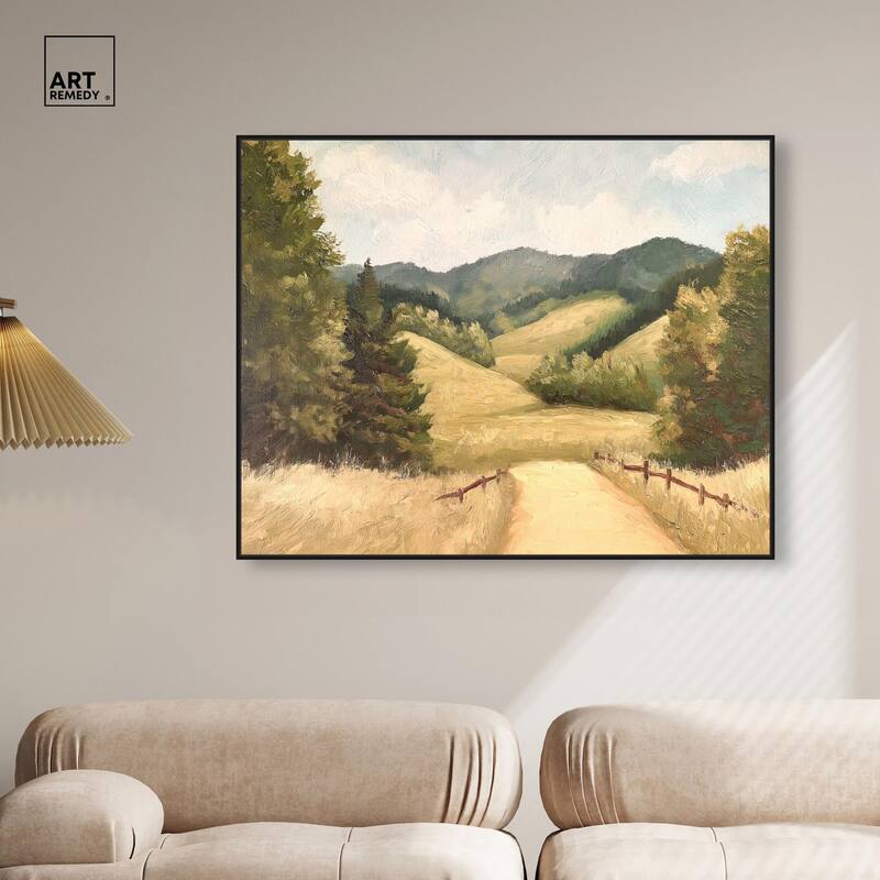 Summer Fields Canvas by Art Remedy