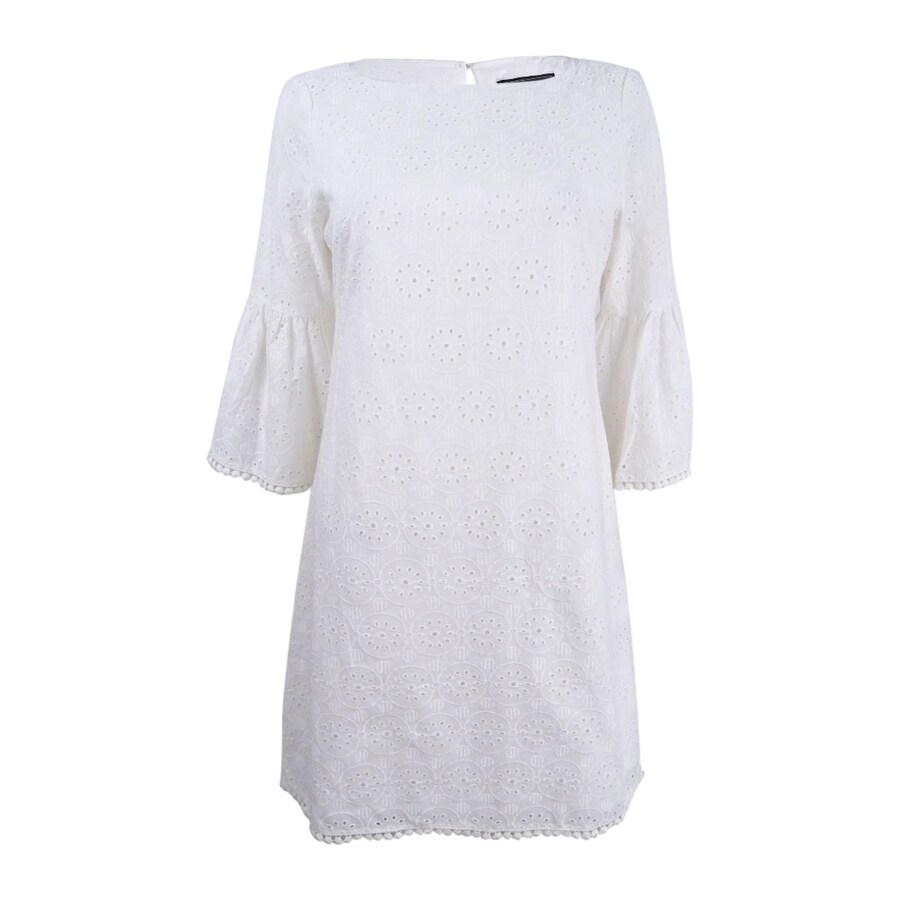 petite eyelet dress