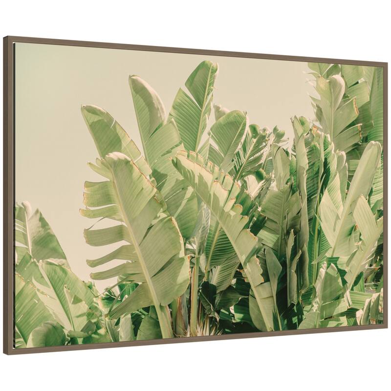 Kate and Laurel Potential by Alicia Bock Framed Canvas Wall Art Print - 41 x 28