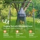 preview thumbnail 12 of 27, gobaplay Round Tree Swing, 39" Platform Saucer (Swingset Frame Not Included)