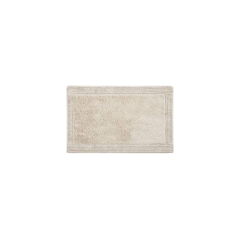 Cotton Tufted 3000 GSM Reversible Bath Rug Natural 21x34" - Natural