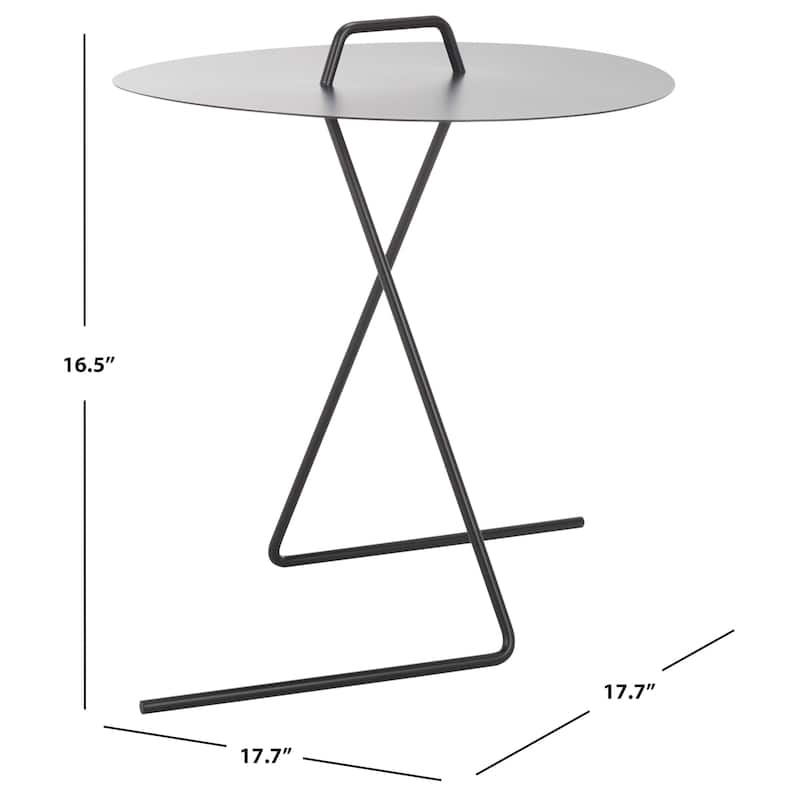 SAFAVIEH Eloise Side Table - 18" W x 18" D x 17" H - 18Wx18Dx17H
