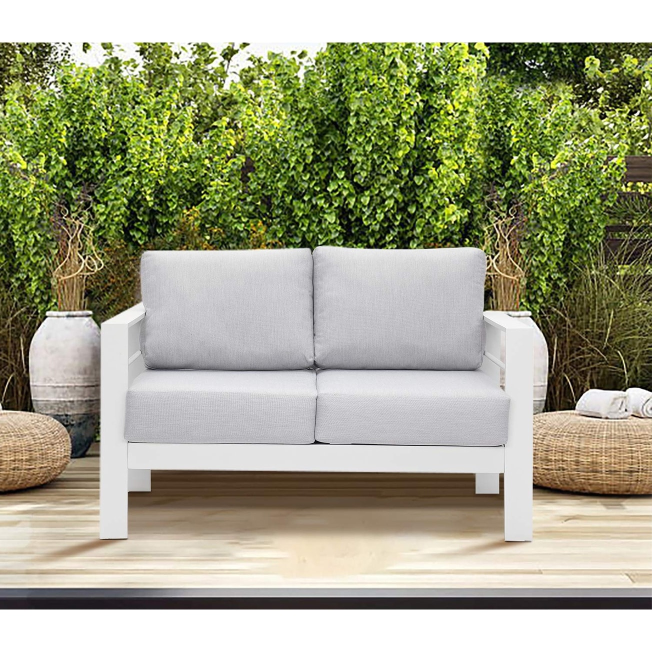 Aluminium loveseat discount