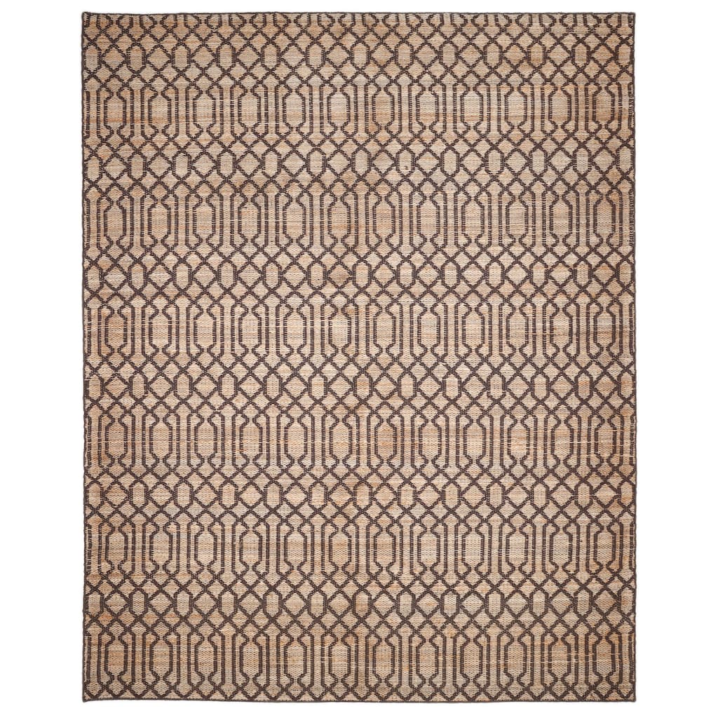 Overton Handmade Modern Contemporary Trellis Area Rug