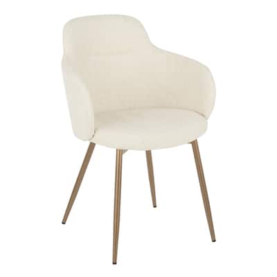Carson Carrington Iglabo Dining/Accent Chair with Half-Lap Metal Legs (Set of 2)