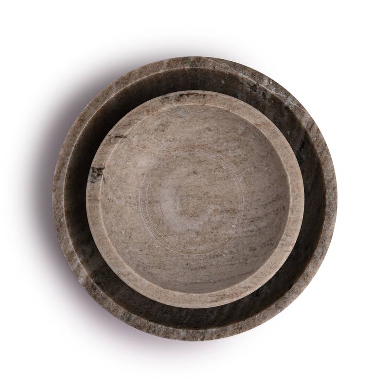 Med. Brown Galaxy Marble Bowl 8"