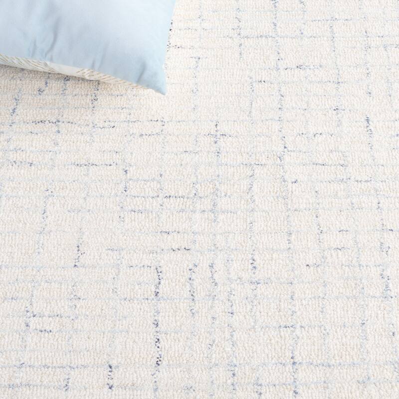 SAFAVIEH Handmade Ebony Bodhild Modern & Contemporary Wool Rug