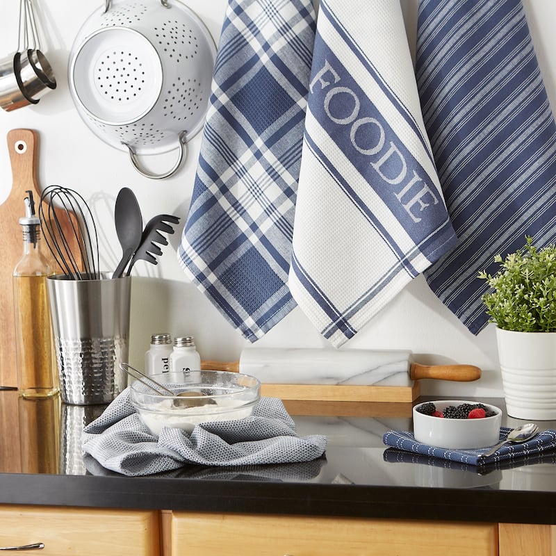 DII Foodie Dishtowel And Dishcloth 5 Piece