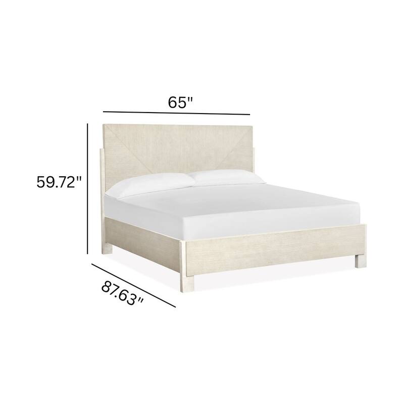 Magnussen Home Lorelei Misty Cloud Panel Bed