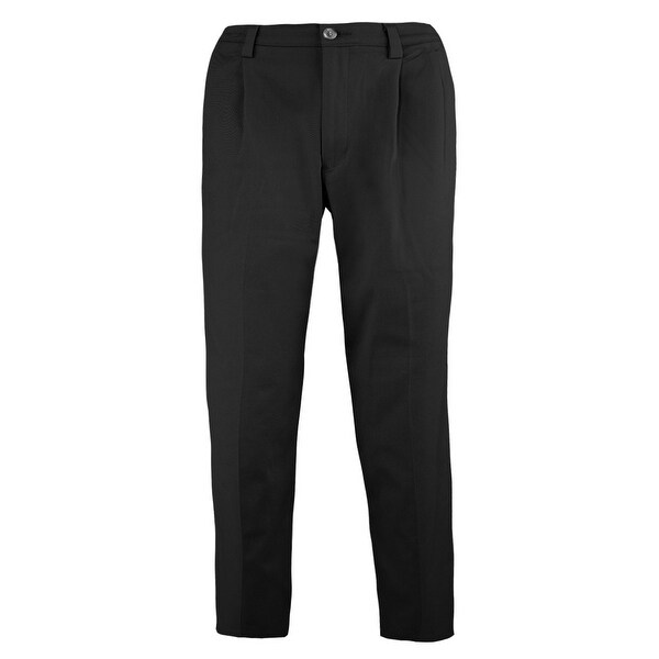 men's easy slim tapered fit khaki stretch pants