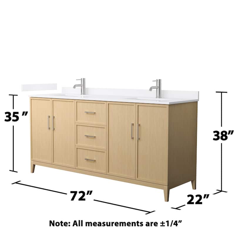 Wyndham Collection WCH717172D-VCA-UNSMXX Elan 72" Free Standing Double