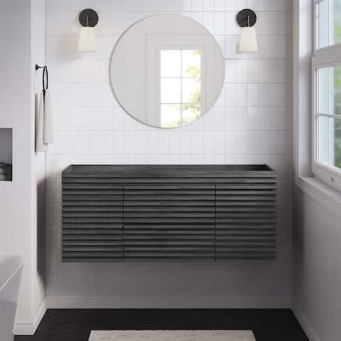 Render 48" Wall-Mount Bathroom Vanity Cabinet