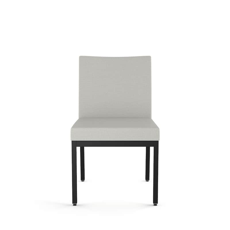 Amisco Perry Set of 2 Upholstered Dining Chairs with Metal Legs