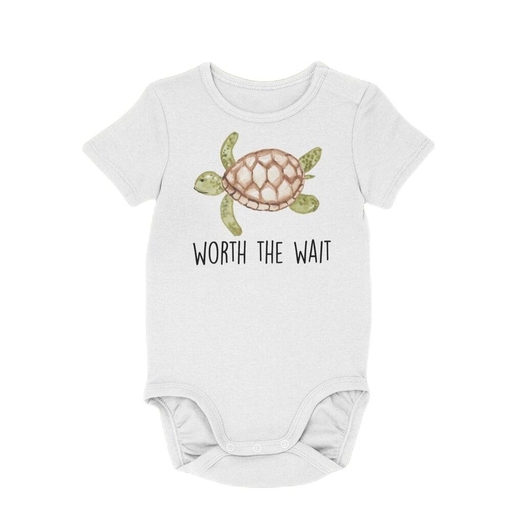 Rainbow Baby Turtle - Baby Boy Girl Clothes Infant Bodysuit Funny Cute Newborn