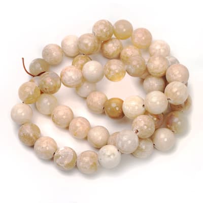 Artissance Large Natural Stone Indonesia Onyx Beads (Approx 29" Long, 1.25" Diameter)
