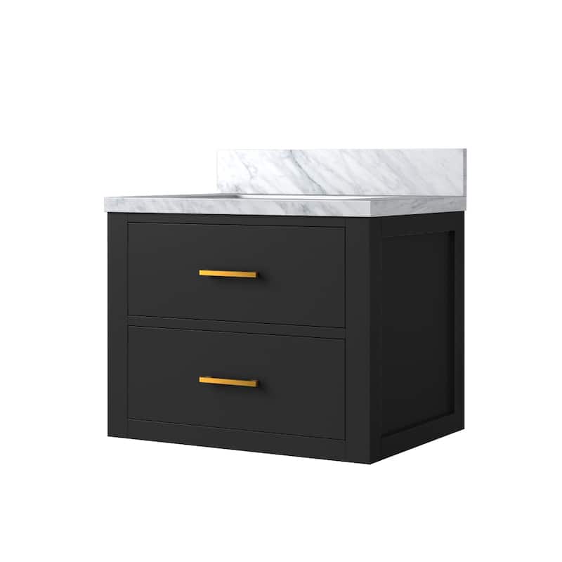 Castor Bath Vanity with Acrylic Top and Sink