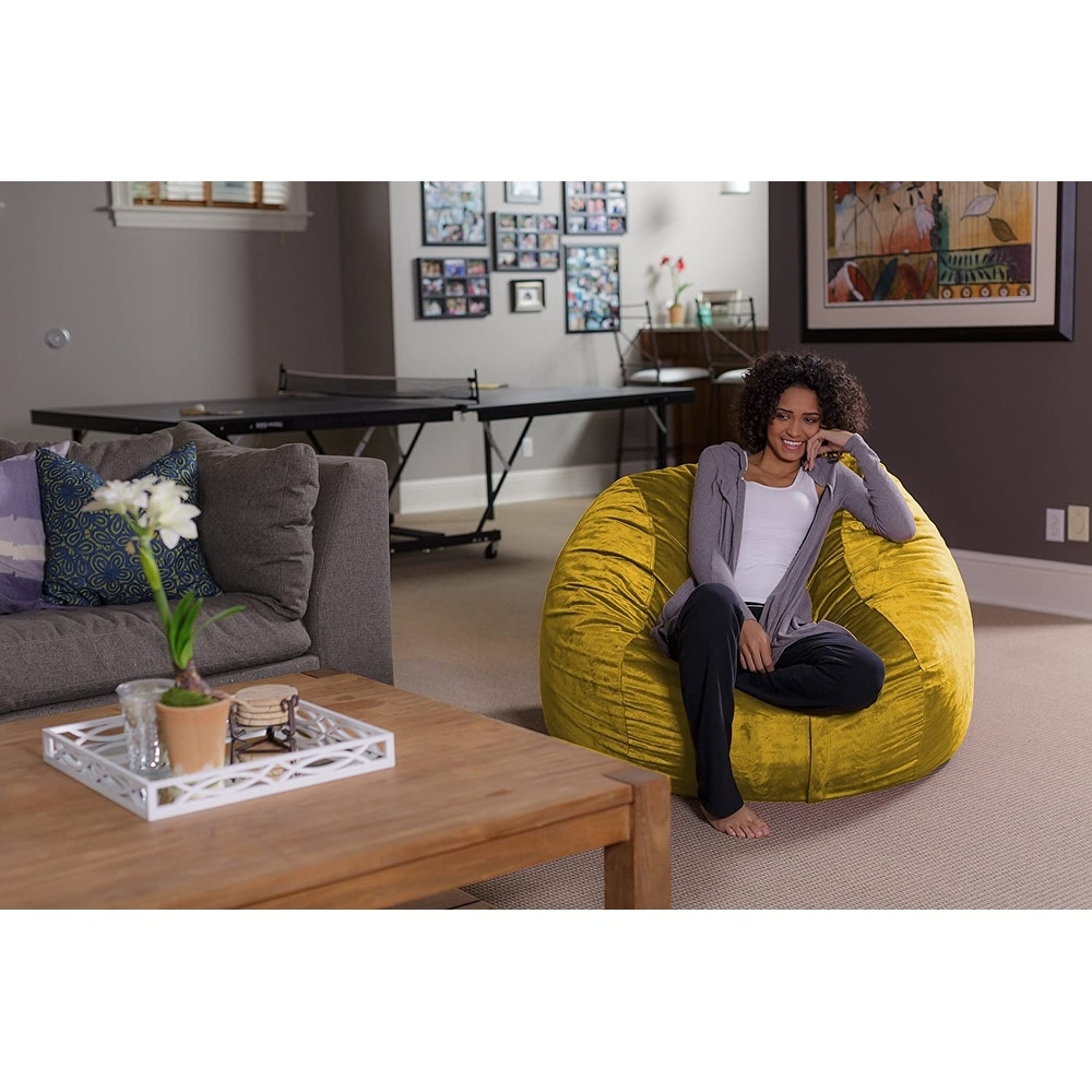 4 foot Bean Bag Chair Large Memory Foam Bean Bag On Sale