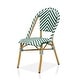 preview thumbnail 29 of 95, Furniture of America Irene French Chevron Wicker Patio Dining Chairs