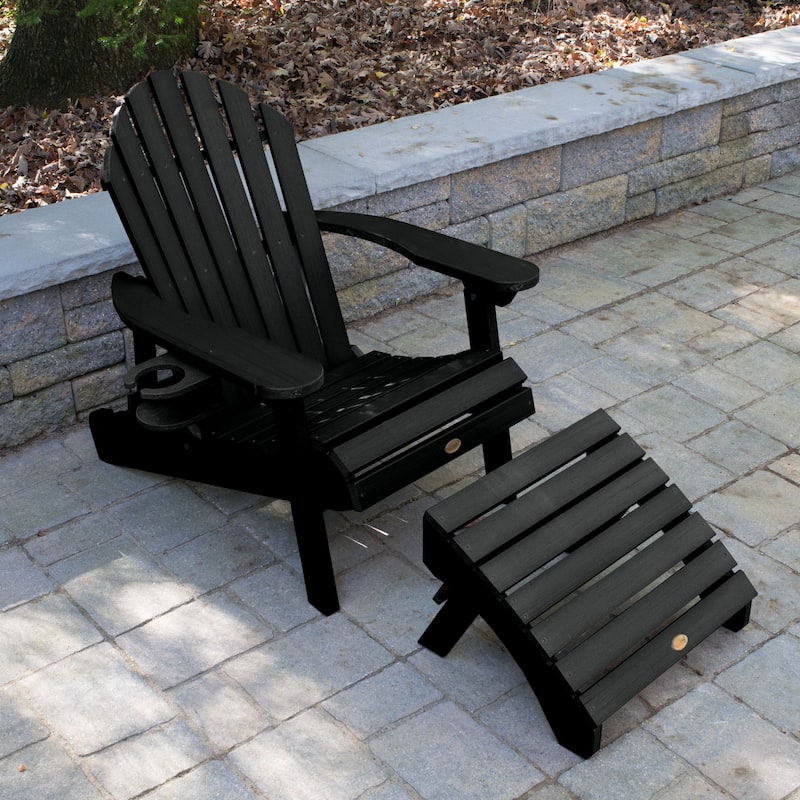 Mandalay Outdoor Chair, Ottoman, and Cupholder Set