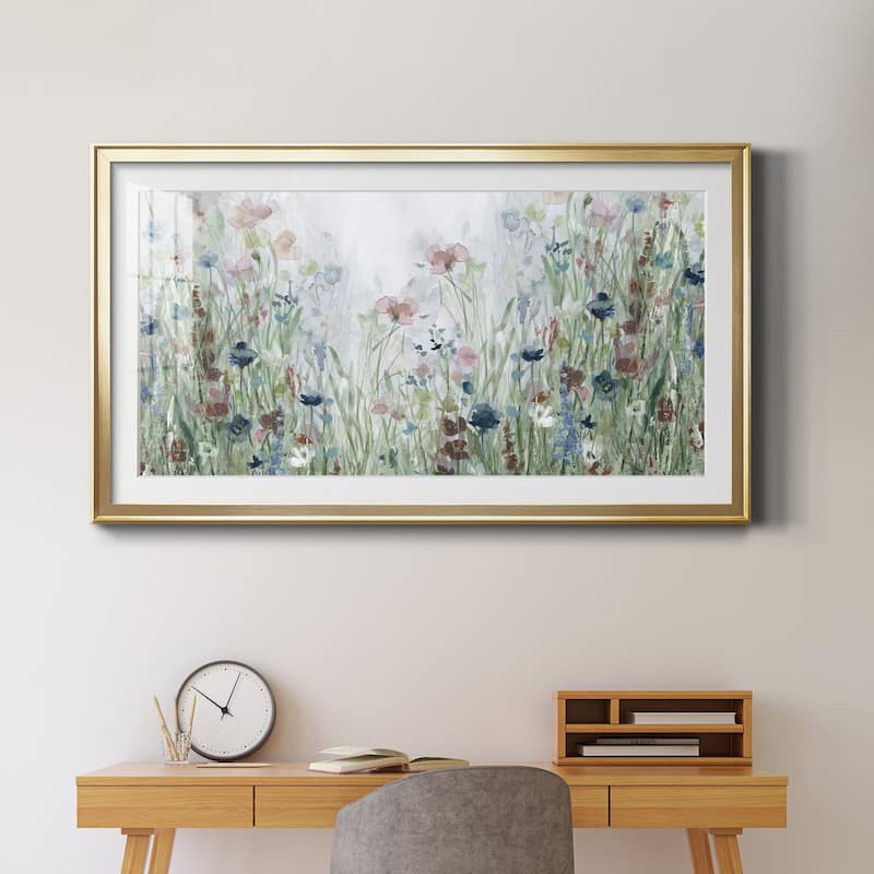 Wildflower Fields- Premium Gallery Framed Print - Ready to Hang