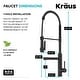 preview thumbnail 87 of 143, Kraus Artec 2-Function Commercial Pulldown Pot Filler Kitchen Faucet
