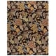 preview thumbnail 20 of 38, SAFAVIEH Handmade Blossom Christiana Modern Floral Wool Rug 8' x 10' - Black/Multi - Rectangle