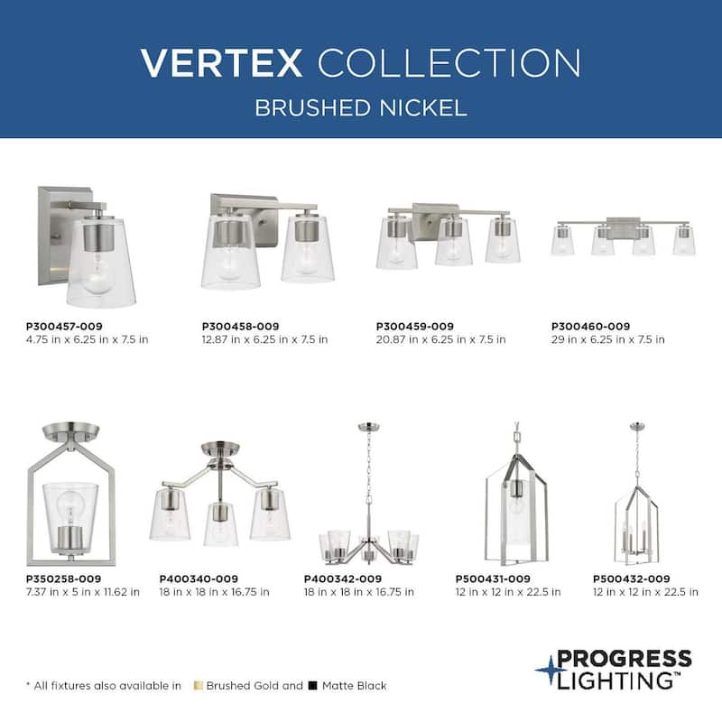 Vertex Collection Three-Light Brushed Nickel Etched White Contemporary Convertible Chandelier - 18 in x 18 in x 16.75 in