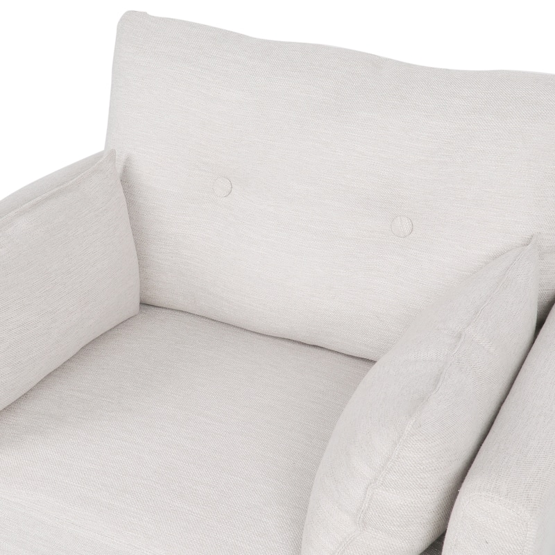 Symonds Tufted Club Chair with Accent Pillows by Christopher Knight Home