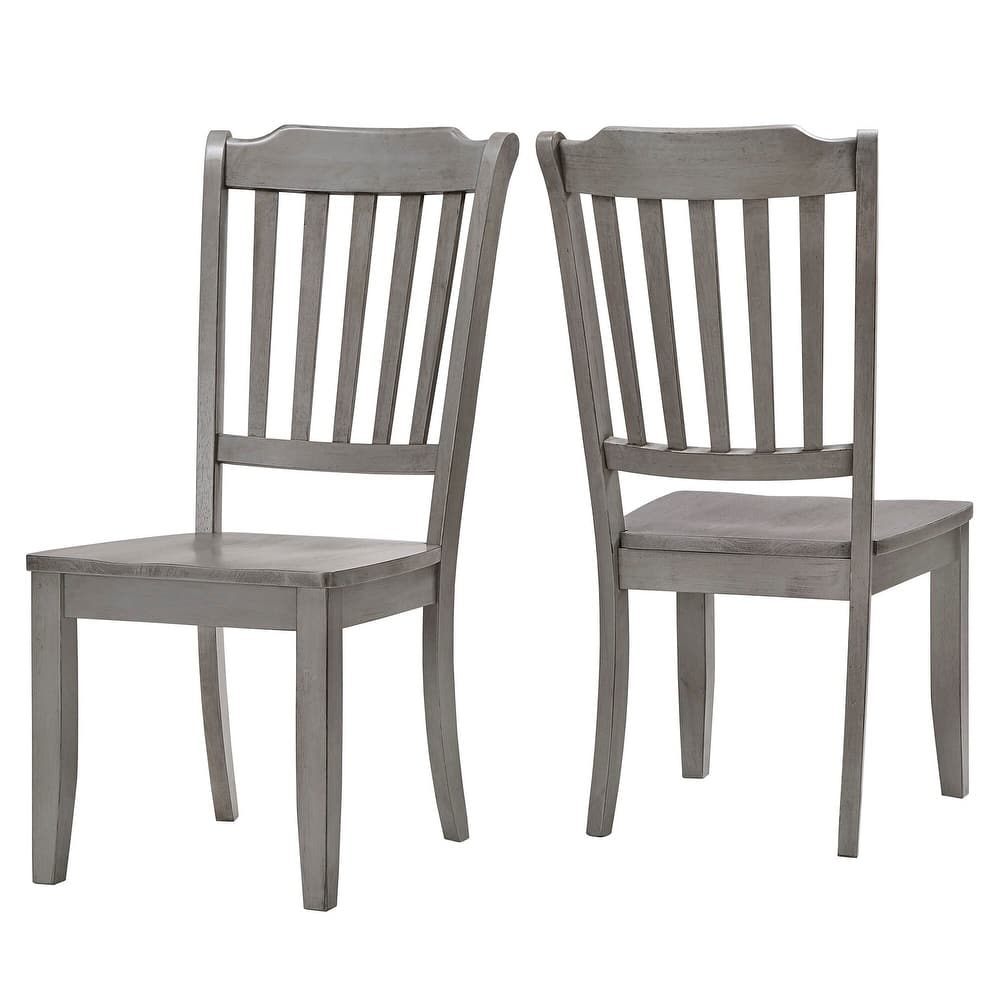Eleanor Slat-back Wood Dining Chairs (Set of 2) by iNSPIRE Q Classic