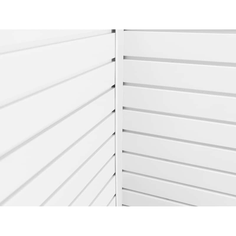 NewAge Products 40 sq ft. PVC Slatwall (Pack of 6)