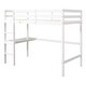 preview thumbnail 8 of 25, Modern Twin Size Loft Bed with Built-in Desk and Safety and Quality Guaranteed for Bedroom