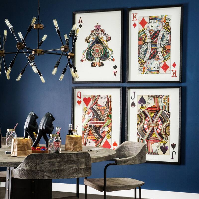 King of Diamonds II Wall Art - 29.5L x 1.6W x 39.4H
