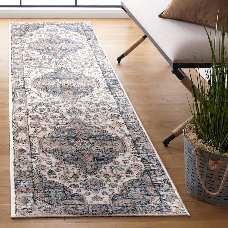 SAFAVIEH Oregon Ragna Traditional Oriental Beige/Grey Rug
