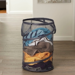 Pop-Up Mesh Laundry Hamper