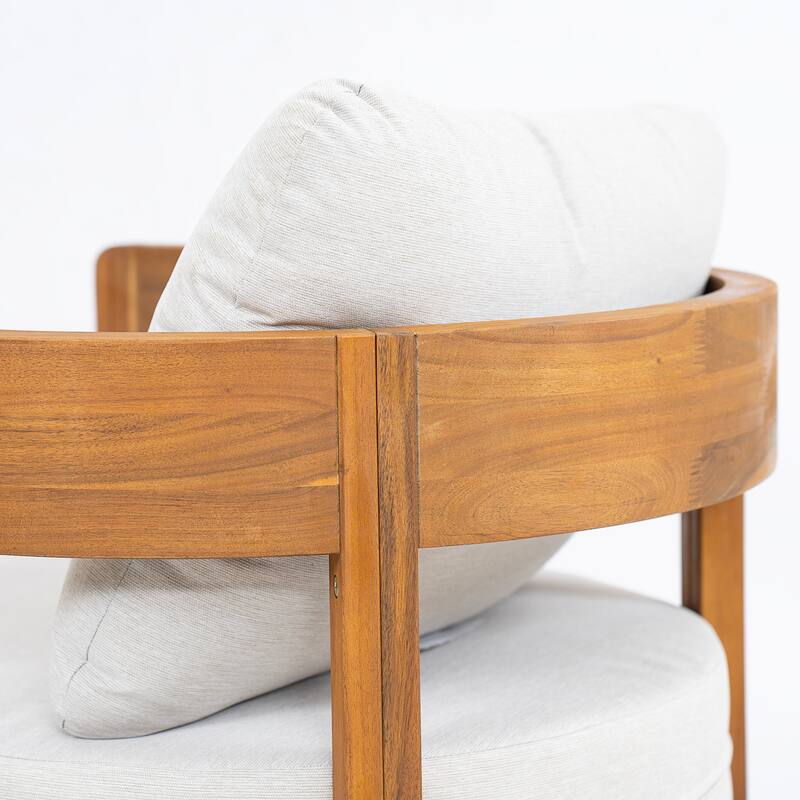 Christopher Knight Home - Alverra 3-Piece Outdoor Swivel Patio Chat Set with MGO Side Table