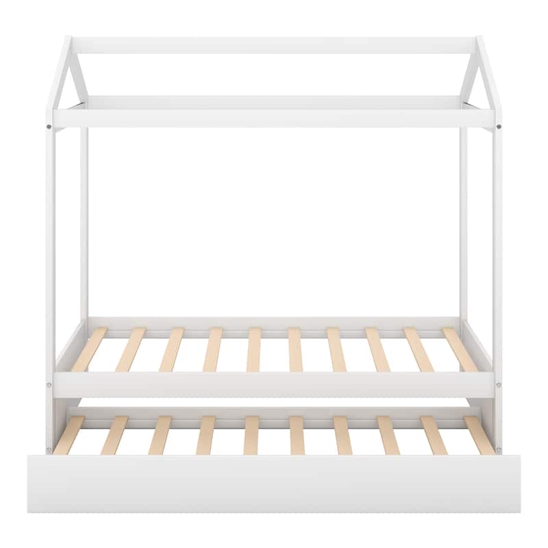 House Bed With Trundle, Can Be Decorated