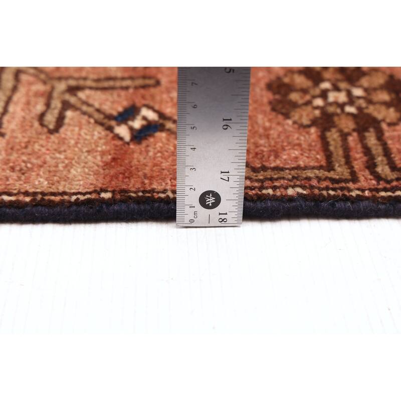 ECARPETGALLERY Hand-knotted Antalya Vintage Copper Wool Rug - 3'7 x 7'9