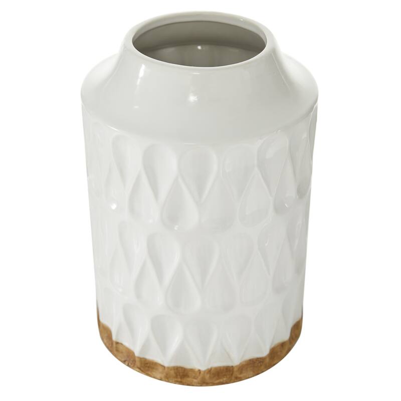 White Porcelain Contemporary Vase