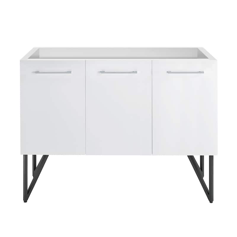Swiss Madison SM-BV214-C Annecy 24" Single Free Standing Vanity - White - Painted