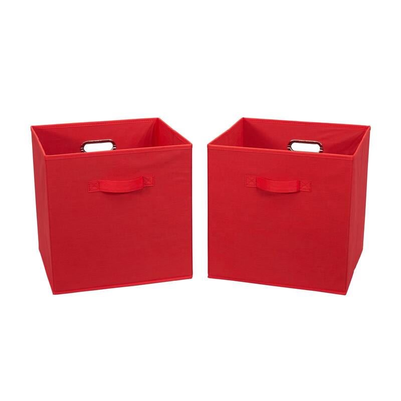 Household Essentials Fabric Storage Bins, Set of 2