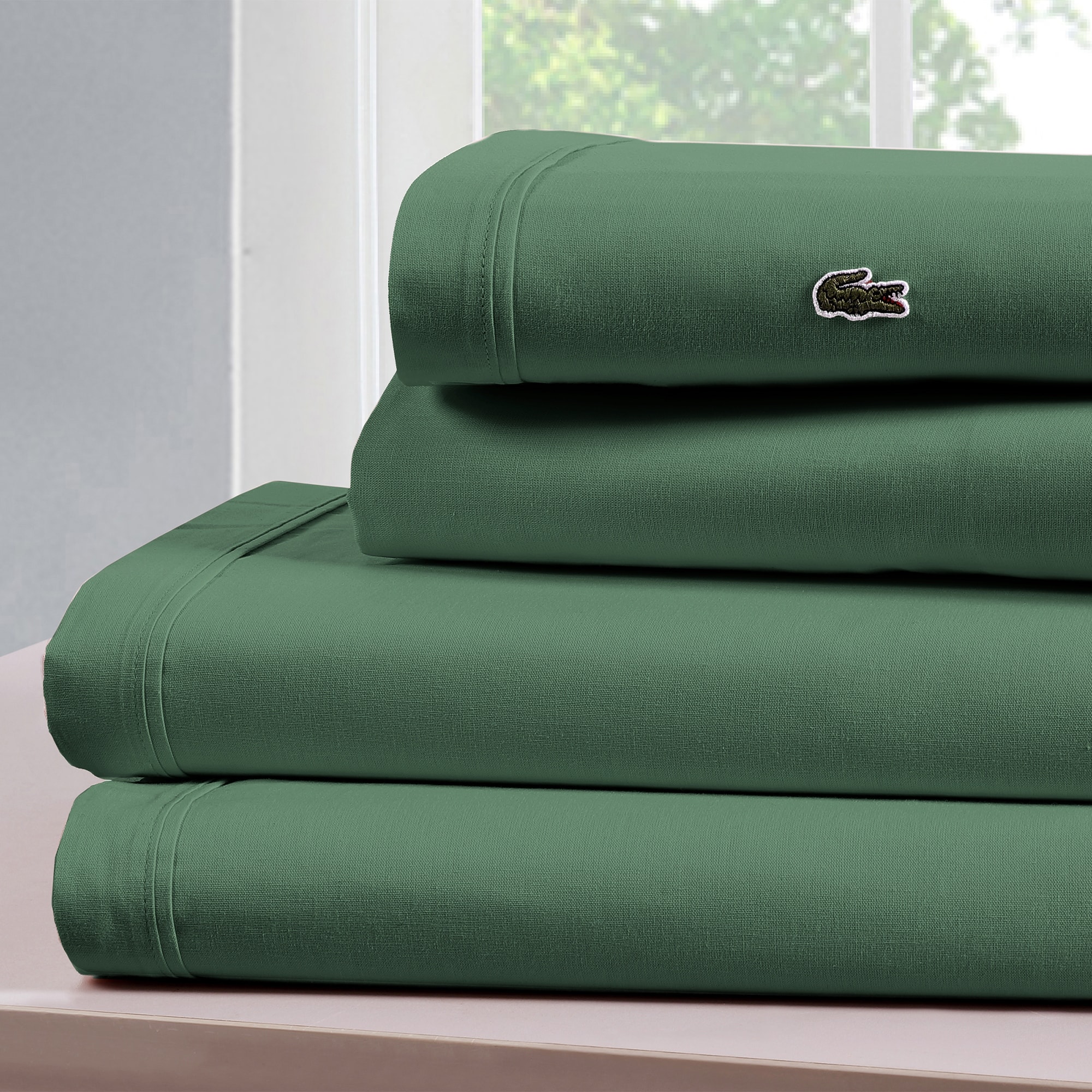 Lacoste king deals sheet set