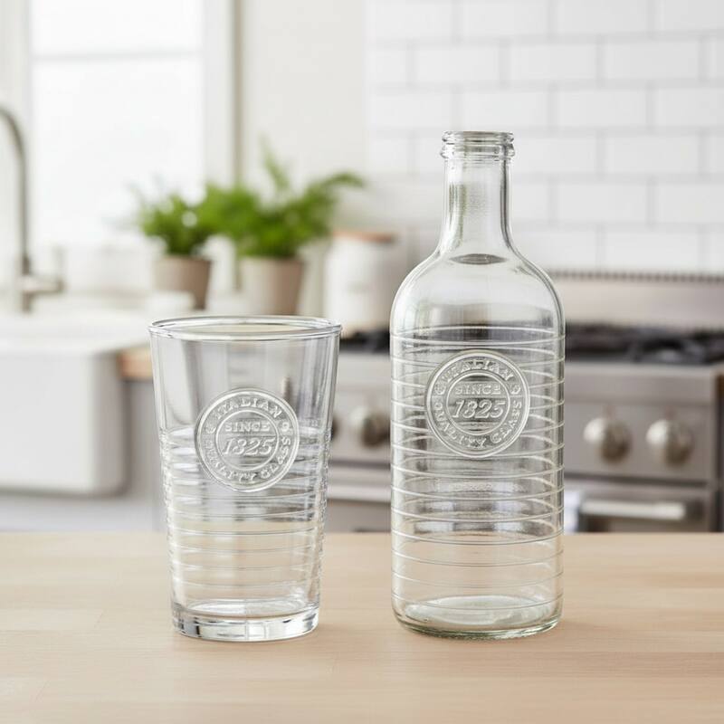 Bormioli Rocco Set of 6 Officina 1825 Water Glasses - 11 oz