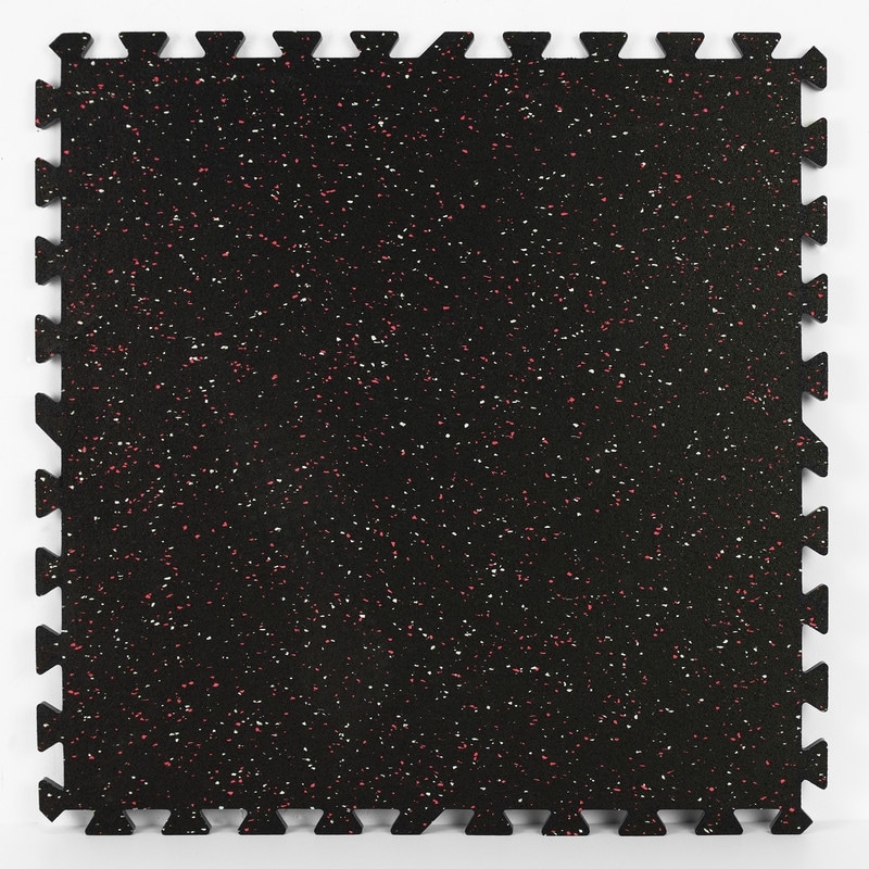 FloorPops Rhyolite Rubber Interlocking Floor Tiles