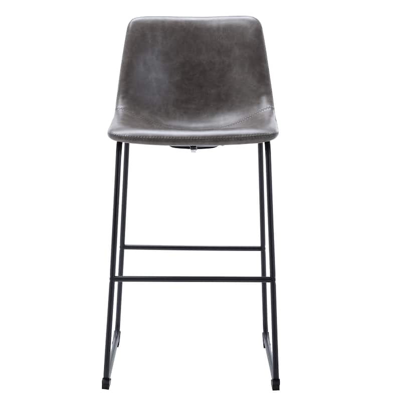 Corvus Thurso Faux Leather 30-inch Bar Stool (Set of 2)