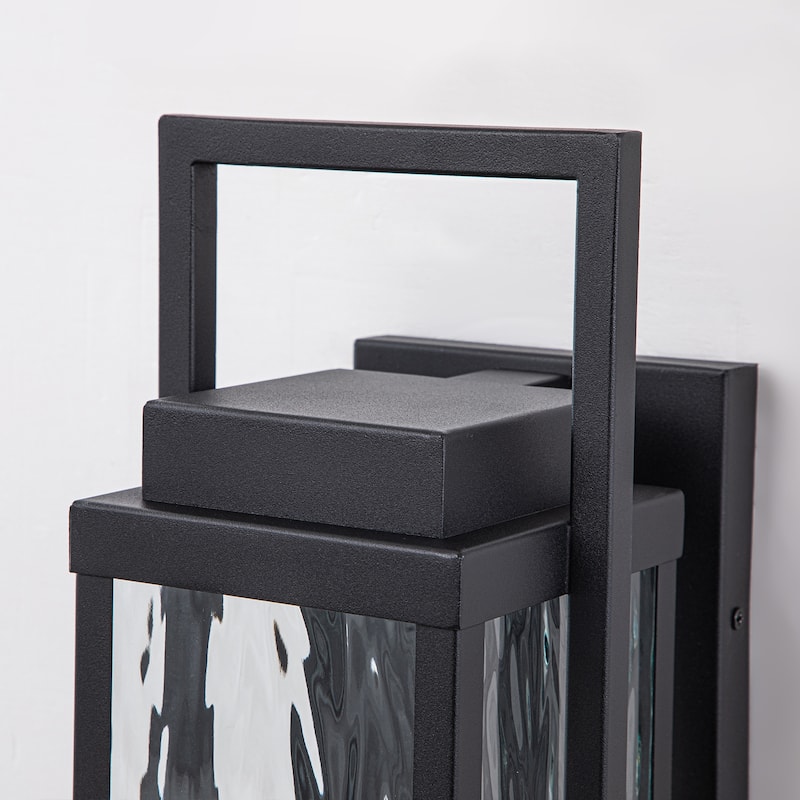 1-Light Integrated LED 3000K Warm Light Outdoor Wall Sconce