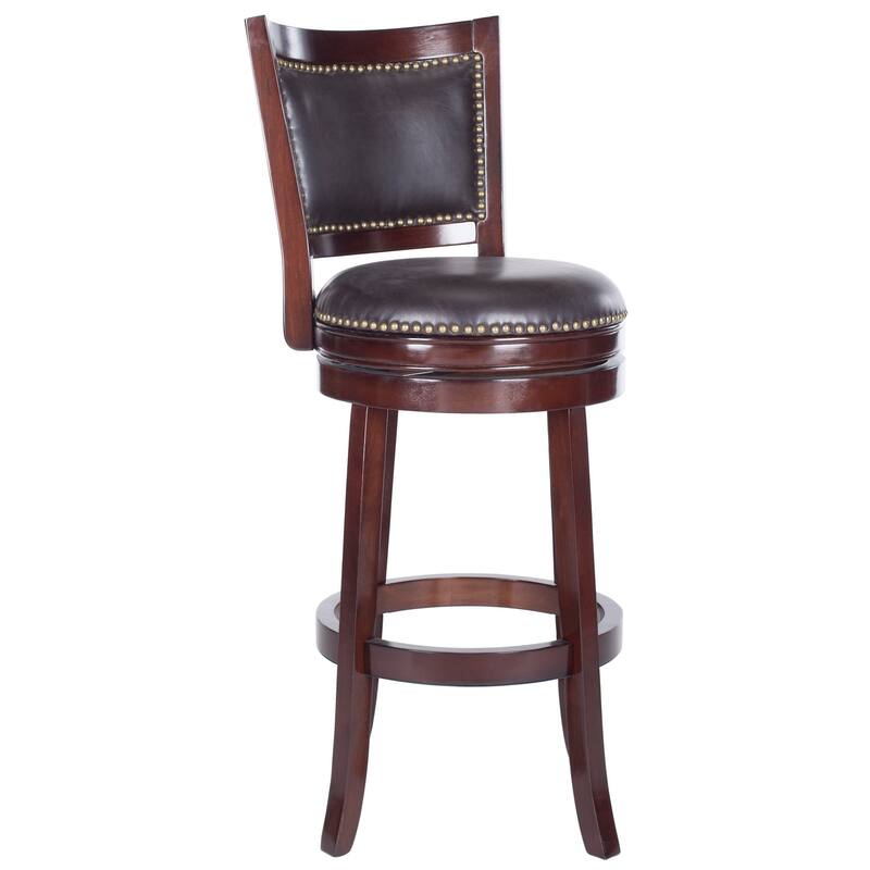 SAFAVIEH Kristina 29-inch Sierra Brown Bar Stool - 20.5" x 20.8" x 43.5" - 21Wx21Dx44H