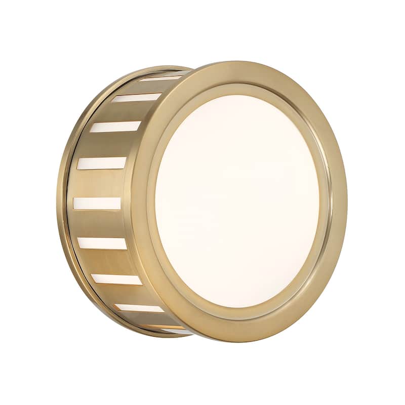 Crystorama Lighting Group KEN-2200W Kendal 2 Light 5" Tall Wall Sconce - Vibrant Gold