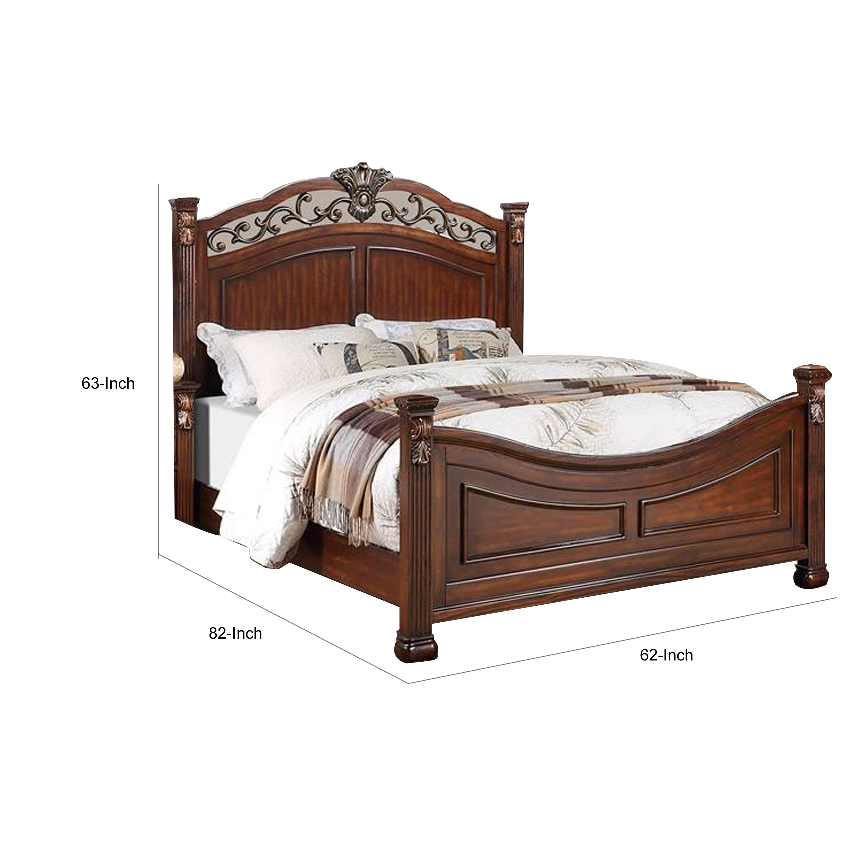 Aza-Traditional-Wood-Queen-