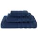 American Soft Linen 3 Piece, 100% Genuine Turkish Cotton Premium & Luxury Towels Bathroom Sets - Navy Blue