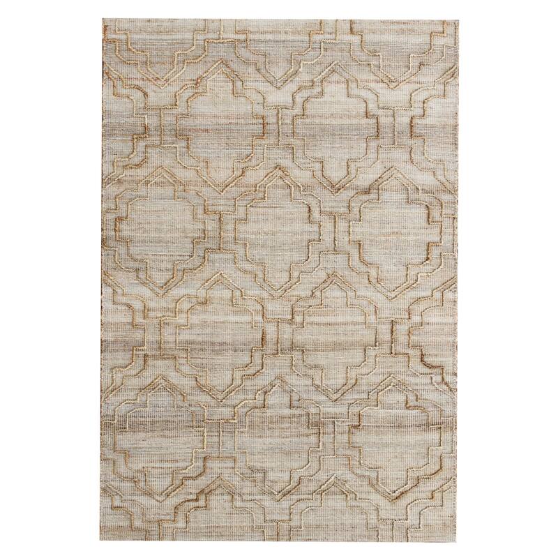 Sevita Natural Trellis Modern Area Rug